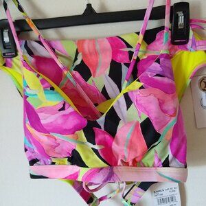 HURLEY MULTICOLOR BIKINI SET. NWT
